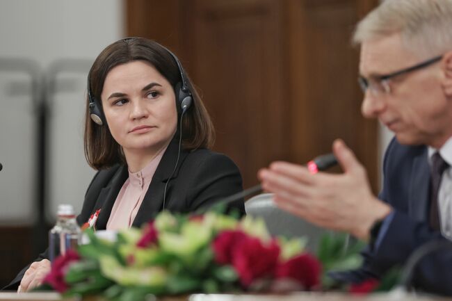 Русия се опитва да разруши идентичността на беларуския народ, заяви Светлана Тихановска