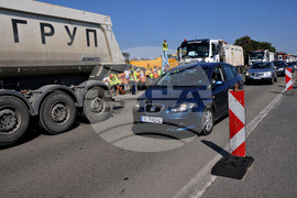 Бургас - строителни фирми - протест