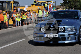 Бургас - строителни фирми - протест