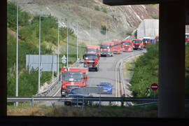 Благоевград - пътностроителни фирми - протест