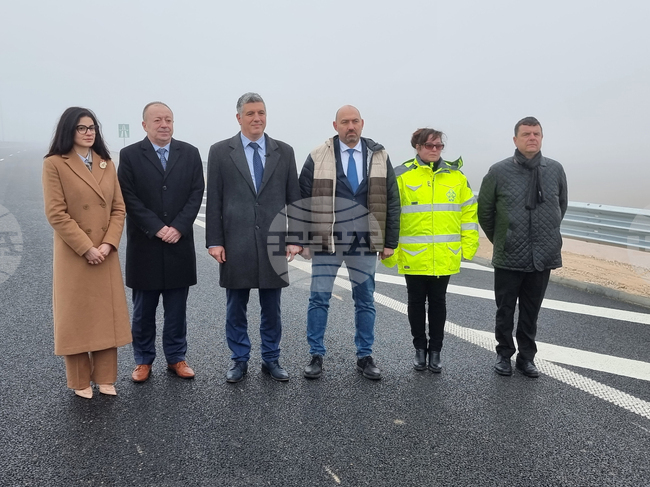 Видин - нов път между Макреш и Бела - пускане на движение