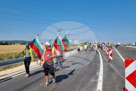 Шумен - АМ "Хемус" - протест