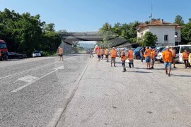 Абланица - пътен възел - пътностроителни фирми - протест