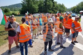 Абланица - пътен възел - пътностроителни фирми - протест