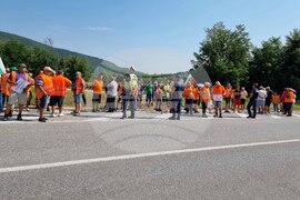 Абланица - пътен възел - пътностроителни фирми - протест