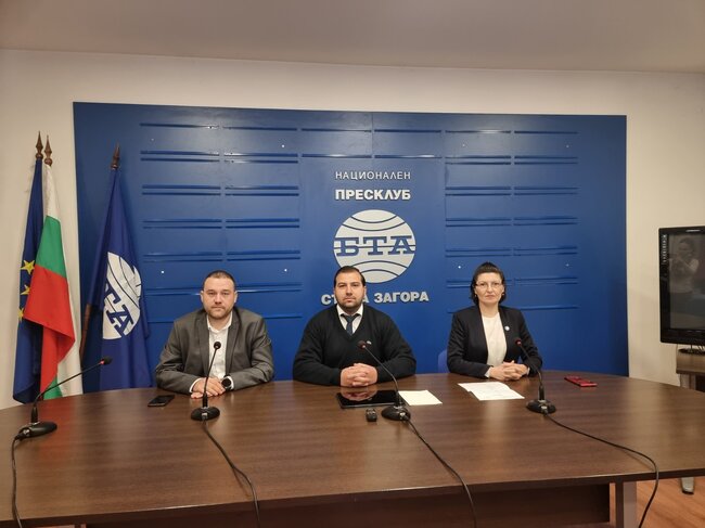 Пресконференция на общинските съветници от "Възраждане" в Стара Загора