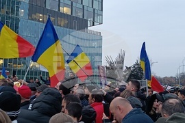 Румъния - поддръжници на AUR - протест
