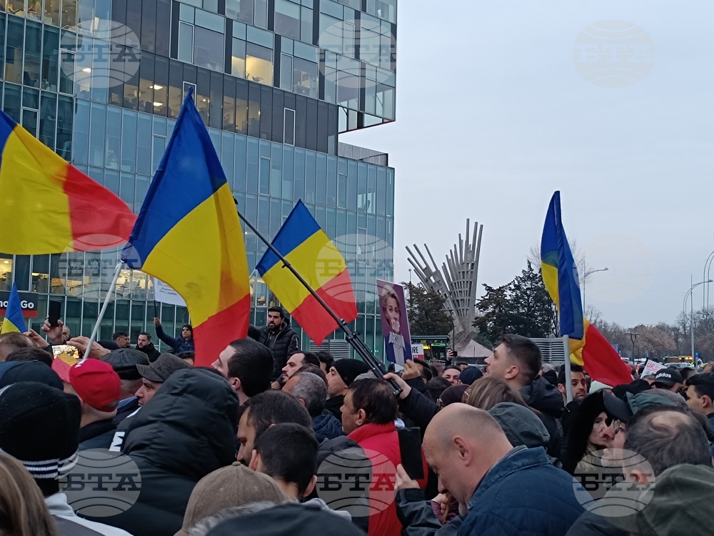 Румъния - поддръжници на AUR - протест