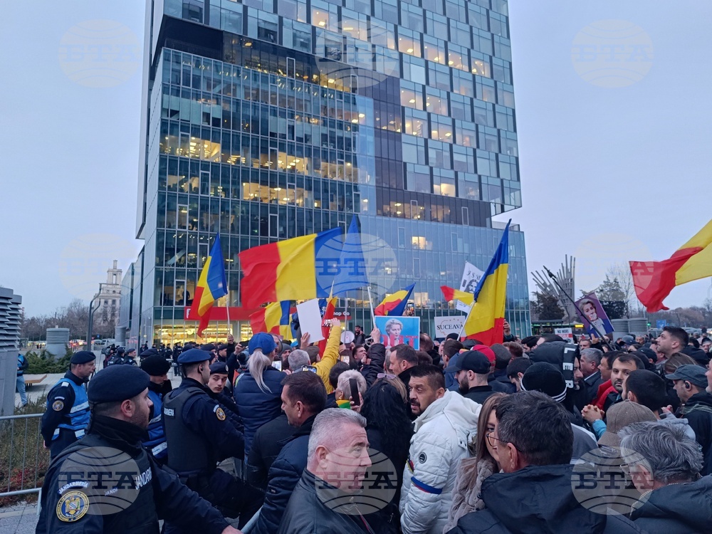 Румъния - поддръжници на AUR - протест
