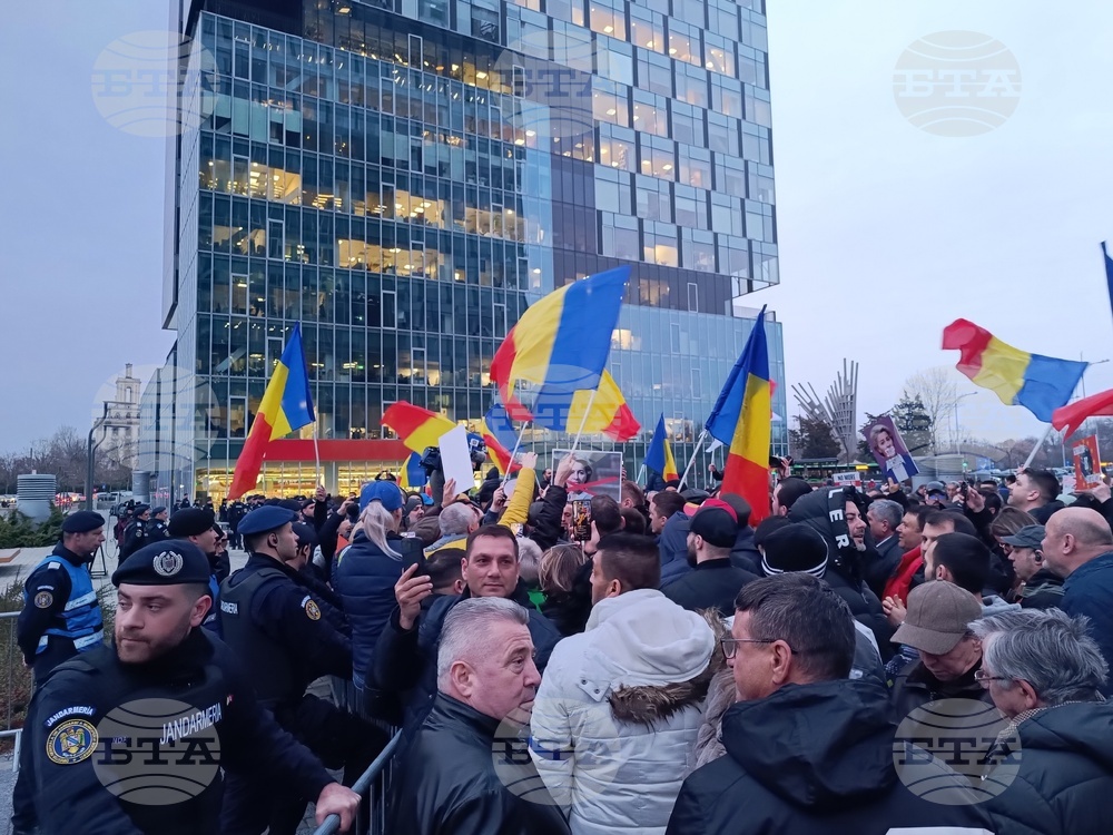 Румъния - поддръжници на AUR - протест