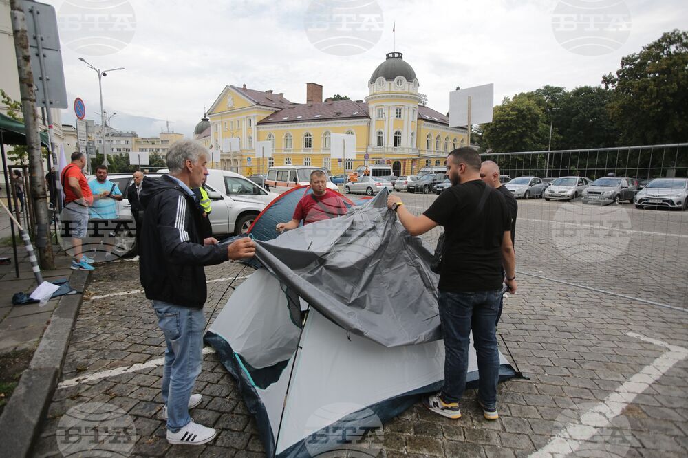 Протест - Българска браншова камара "Пътища"
