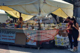 Варна - Алея на книгата - подготовка