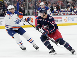 Oilers Blue Jackets Hockey