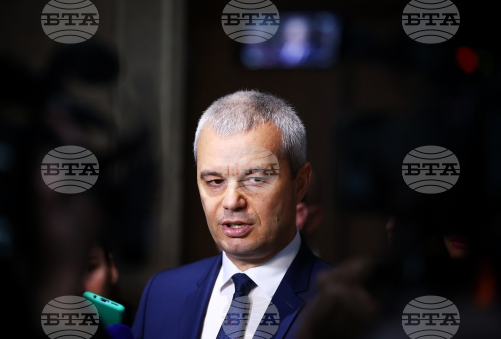 Народно събрание - Костадин Костадинов - брифинг