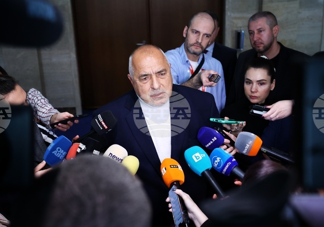 Народно събрание - Бойко Борисов - брифинг