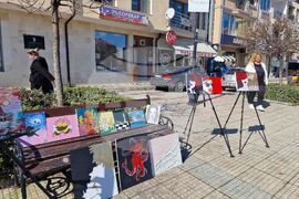 Петрич - рисуване - благотворителна кауза