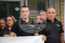 Благоевград - протест - звено "Охрана"