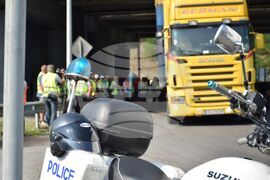 Благоевград - протест - пътни строители