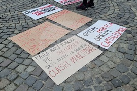 Румъния - демонстрация