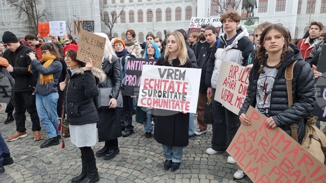 Румъния - демонстрация 