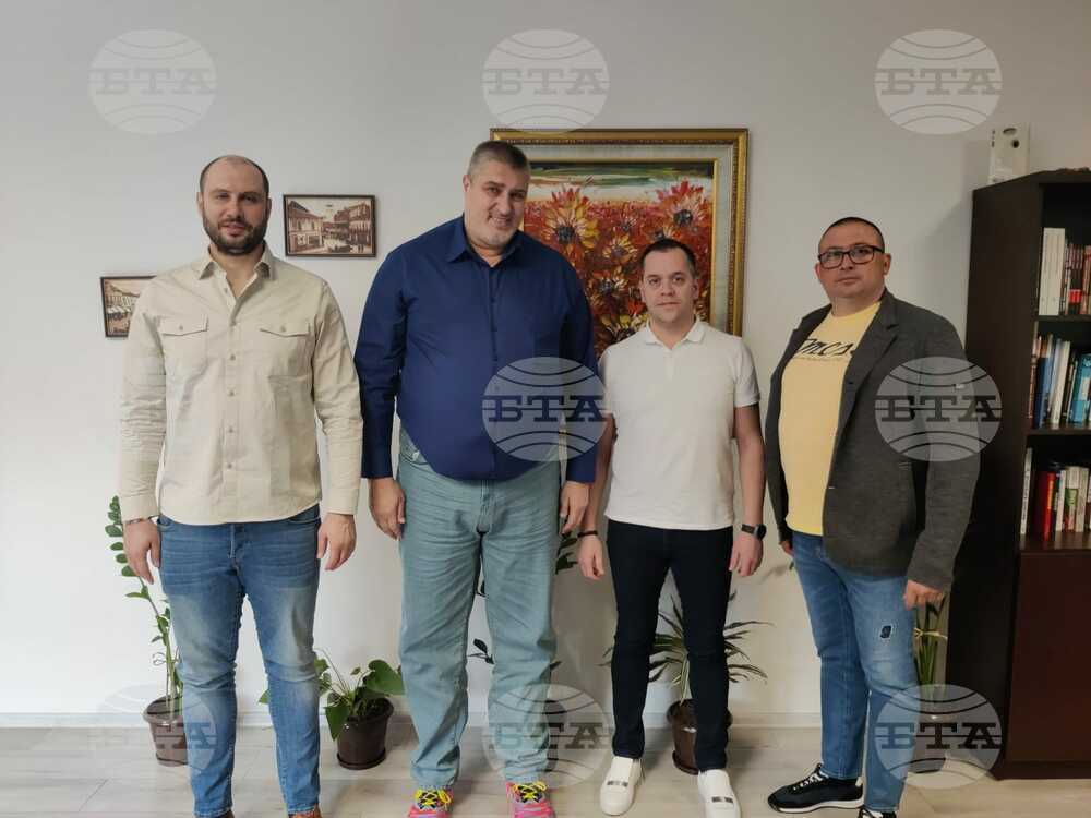 Кметът на Добрич се срещна с председателя на Българска федерация волейбол Любомир Ганев