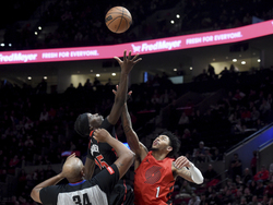 Raptors Trail Blazers Basketball
