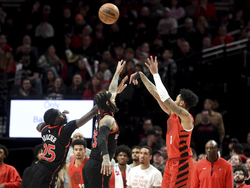 Raptors Trail Blazers Basketball
