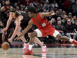 Raptors Trail Blazers Basketball