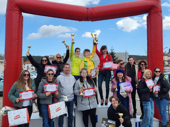 Самоков - дамско автомобилно състезание - награждаване