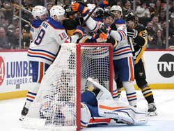 Oilers Penguins Hockey