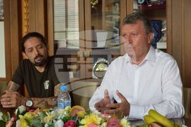 Банско - Рони Ромеро - пресконференция