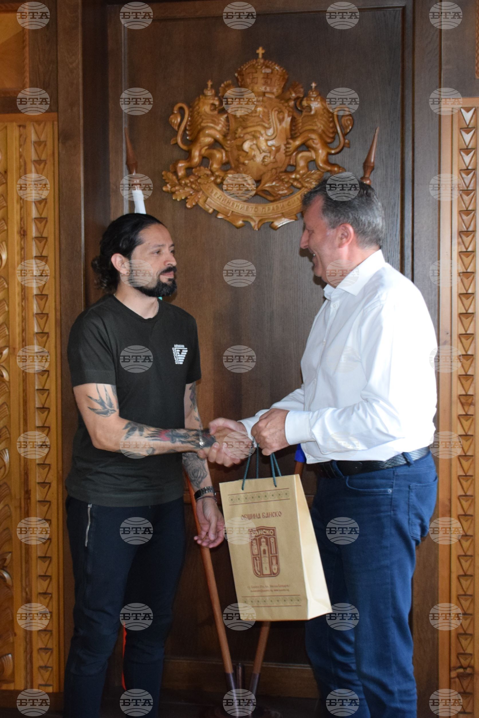 Банско - Рони Ромеро - пресконференция