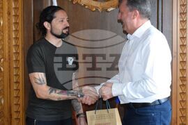 Банско - Рони Ромеро - пресконференция