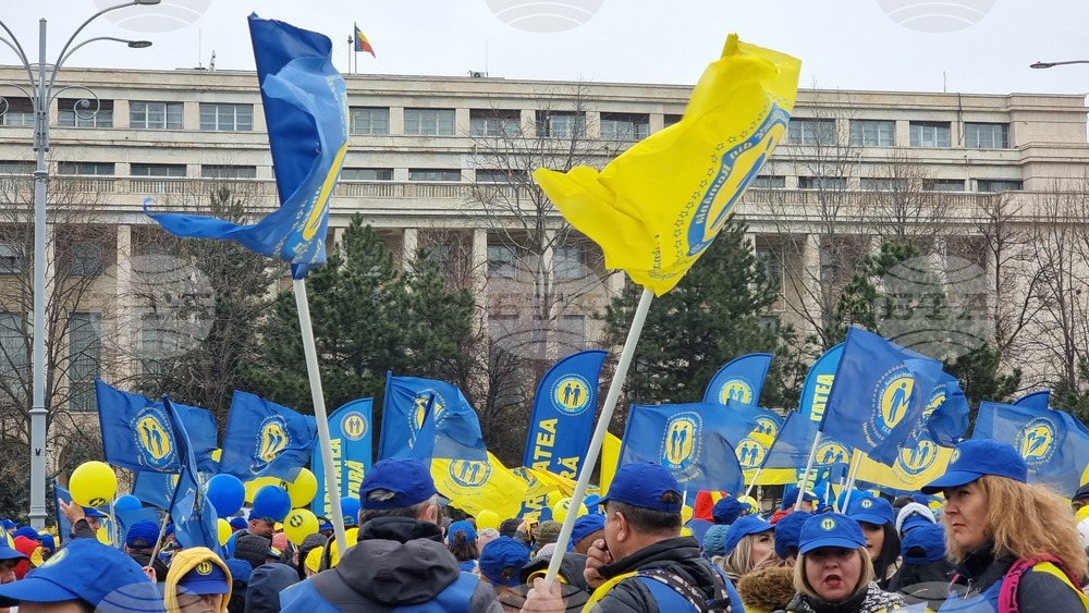 Румъния - здравни служители - протест
