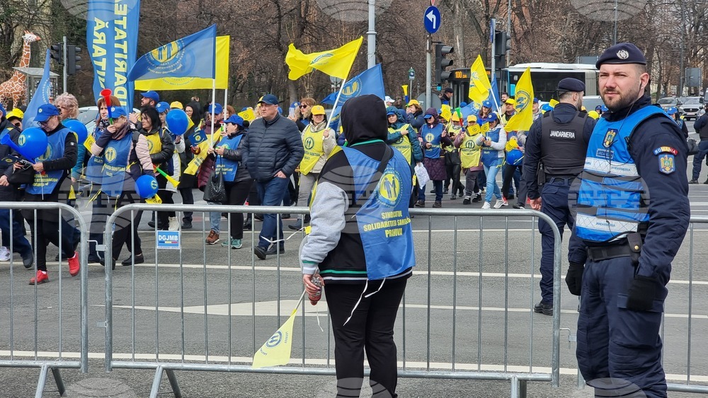 Румъния - здравни служители - протест
