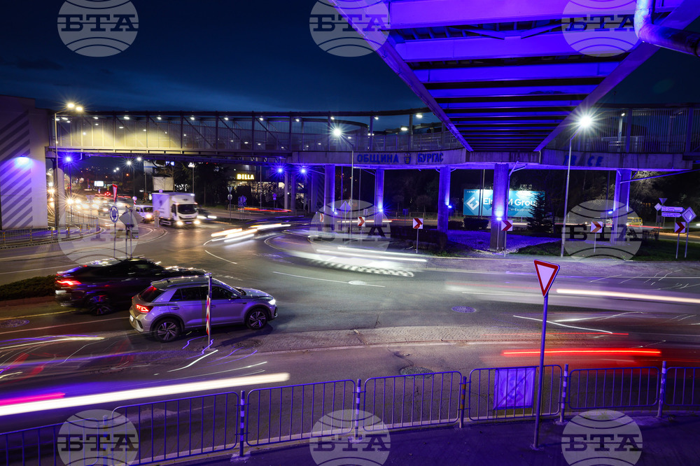Бургас - кръстовище - автомобилен трафик