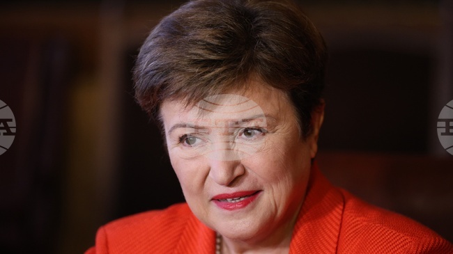 Управляващият директор на МВФ Кристалина Георгиева пристигна на посещение в Украйна, където ще се срещне с президента Зеленски