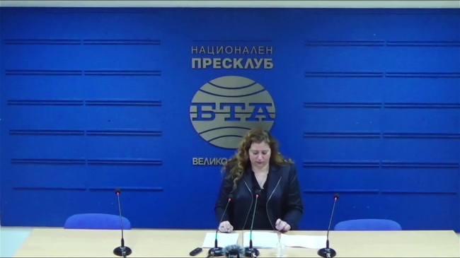 Пресконференция на Десислава Йонкова - председател на РИК-Велико Търново