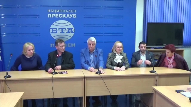 Пресконференция на кандидати за народни представители от Коалиция "БСП за България" в Плевен