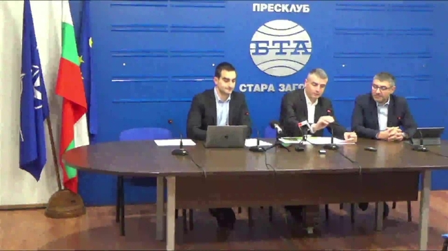 Пресконференция на народните представители от Продължаваме промяната Радослав Рибарски и Радослав Василев