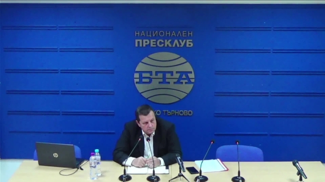 Пресконференция на Тодор Тодоров –бивш директор на ТД на ДФ"Земеделие" - В.Търново