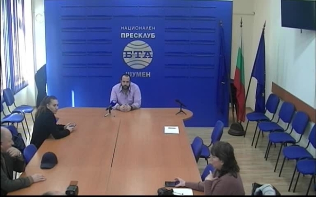 Пресконференция по повод предстояща кампания на Шуменския театър за Коледа