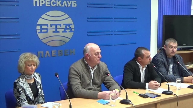 Пресконференция за първите години от мандата за управление на Община Червен бряг, област Плевен.