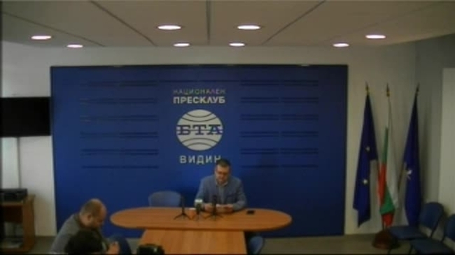 Пресконференция на председателят на РИК-Видин Даниел Боянов.