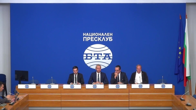 Пресконференция на ПП „Възраждане“.