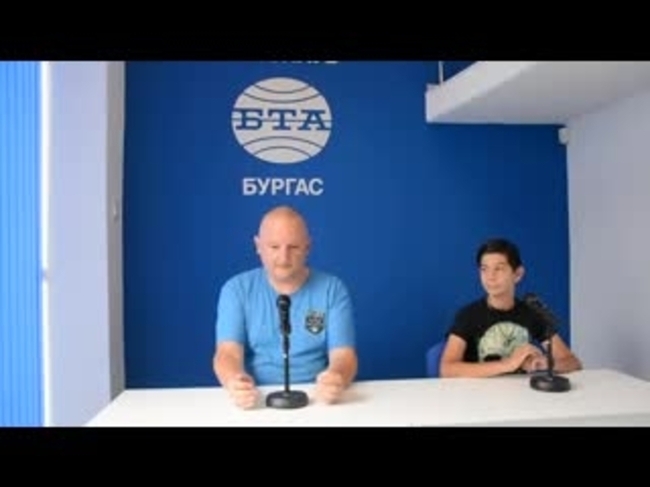 Брифинг на Коста Чолаков ръководител на клуб за деца - Репортери