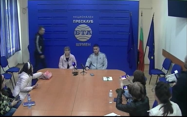 Пресконференция по повод благотворителна кампания за събирането на средства за лечението на шуменеца Николай Чолаков