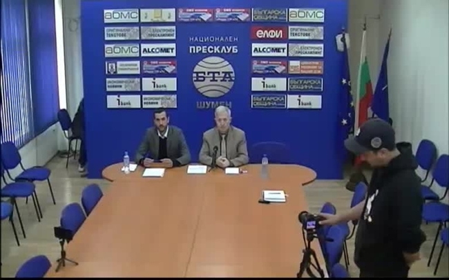 Пресконференция на кандидата за кмет на Шумен инж. Валентин Маламов