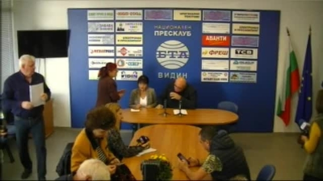 Пресконференция на д-р Цветан Ценков, кандидат за кмет на община Видин 