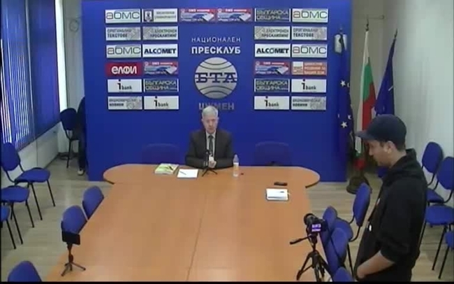 Пресконференция на кандидата за кмет на Шумен инж. Валентин Маламов

